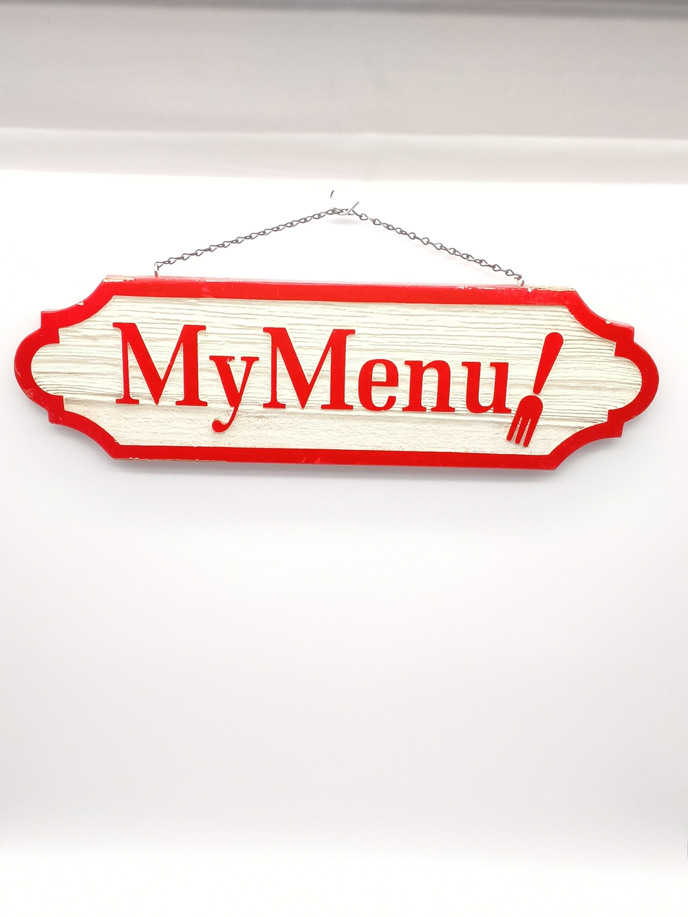 My Menu Wooden Decorative Kitchen Sign - Raised Wood Letters